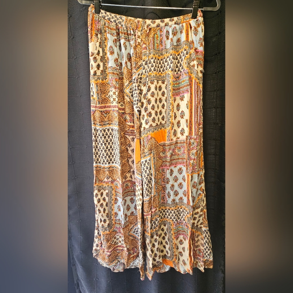 Christian Siriano New York Mixed Print Palazzo Pants - Small - Picture 3 of 8